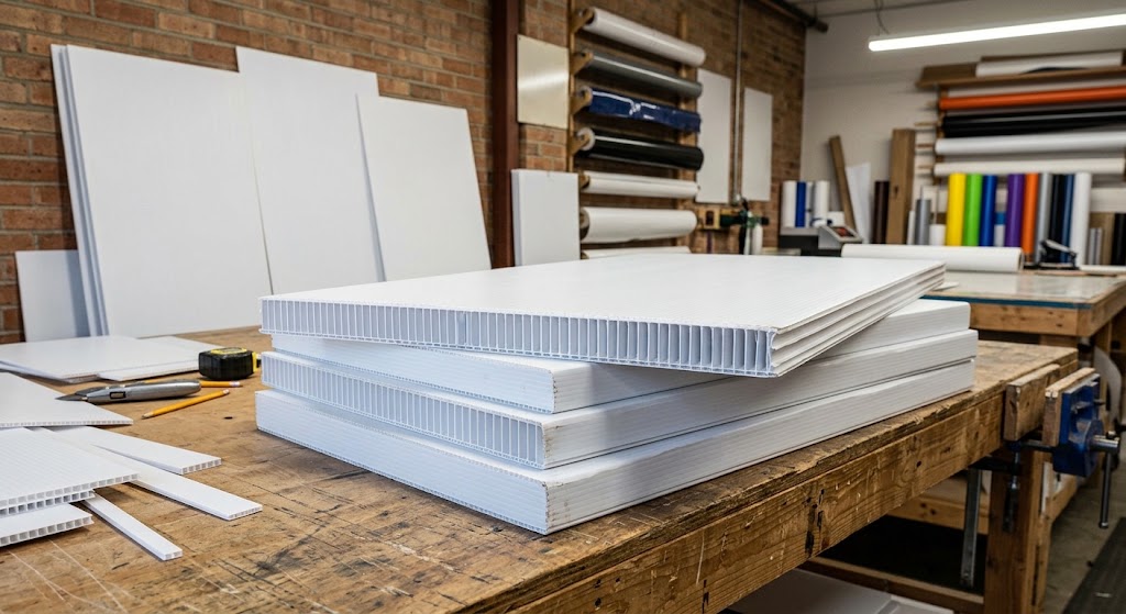 fluted polypropylene sign boards